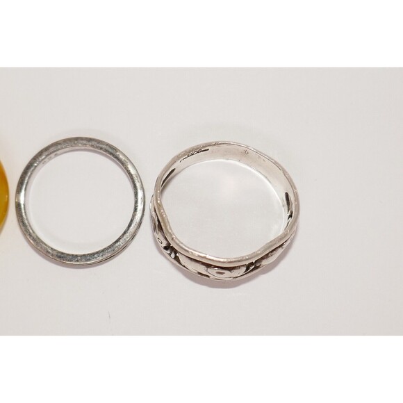 925 Sterling Silver Ring Lot Size 6-8.5 - Picture 12 of 12